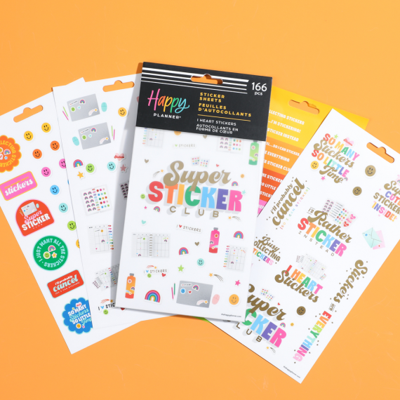 I Heart Stickers - 5 Sticker Sheets