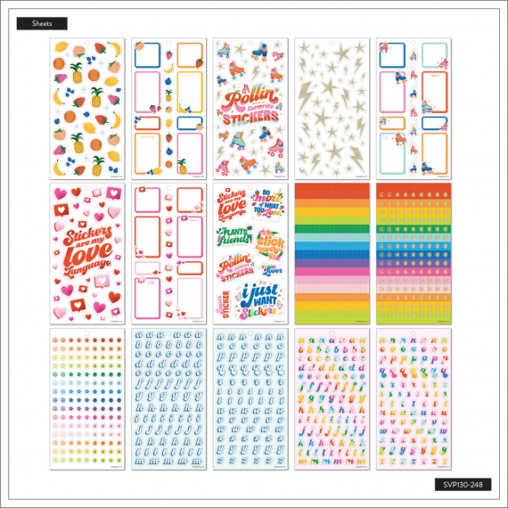 I Heart Stickers - Value Pack Stickers