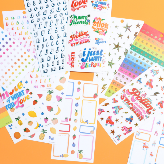 I Heart Stickers - Value Pack Stickers