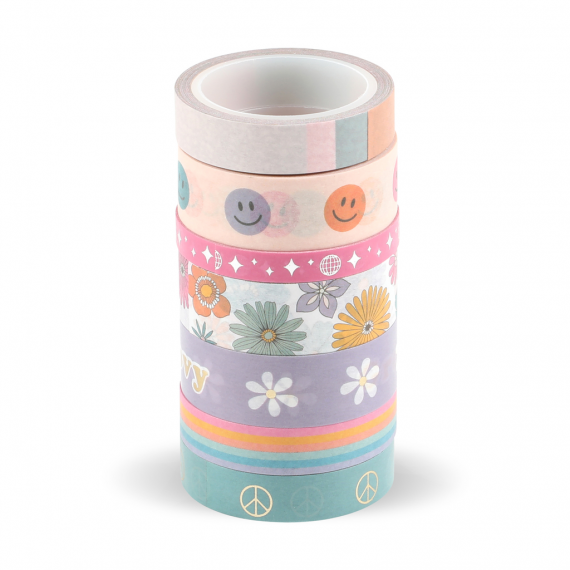 Decades 70s - Washi Tape - 7 Pack