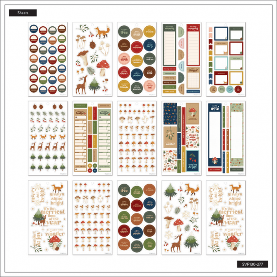 Woodland Seasons Christmas - Value Pack Stickers