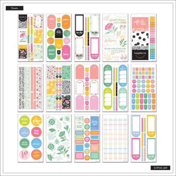 Tiny Florals - Value Pack Stickers