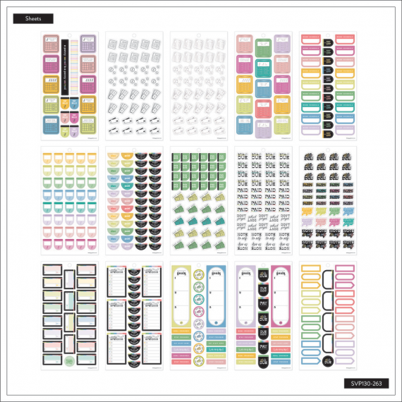 Bright Budget - Value Pack Stickers