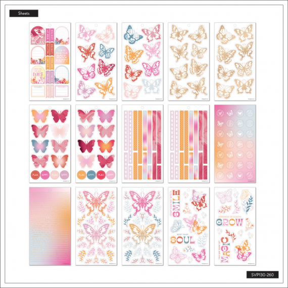 Butterfly Bliss - Value Pack Stickers