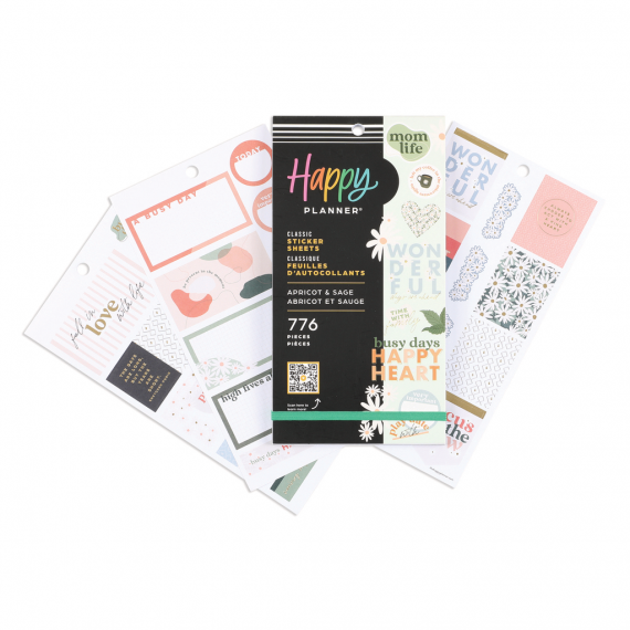 Apricot & Sage - Classic Value Pack Stickers