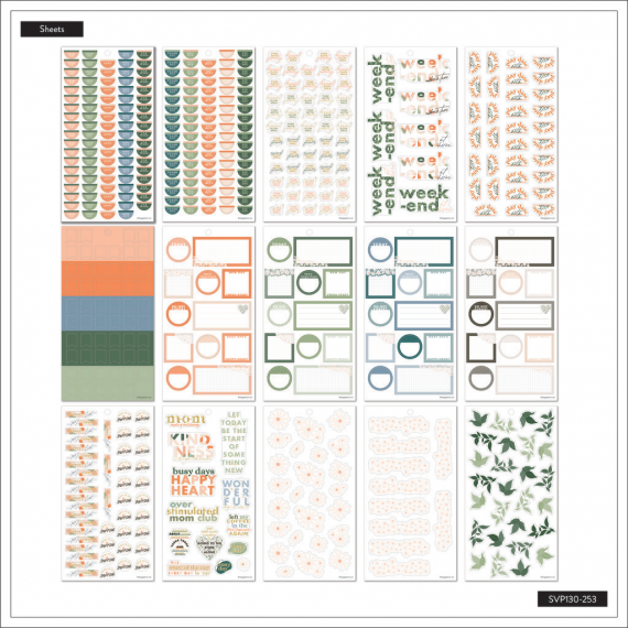 Apricot & Sage - Classic Value Pack Stickers