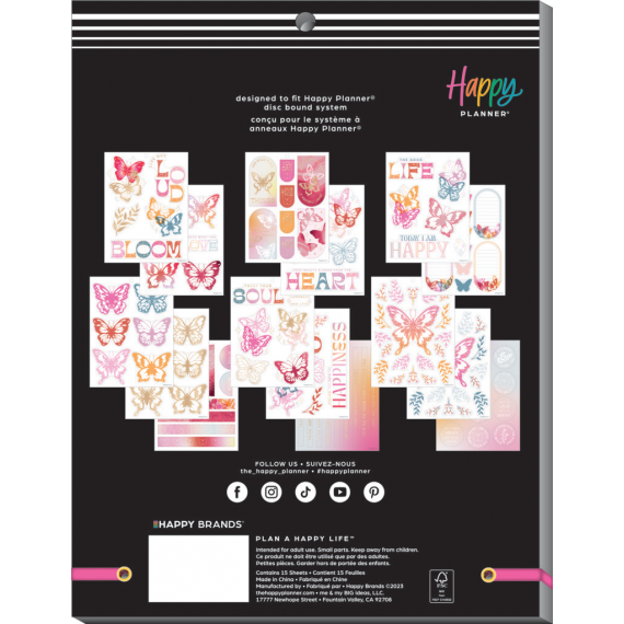 Butterfly Bliss - Large Value Pack Stickers