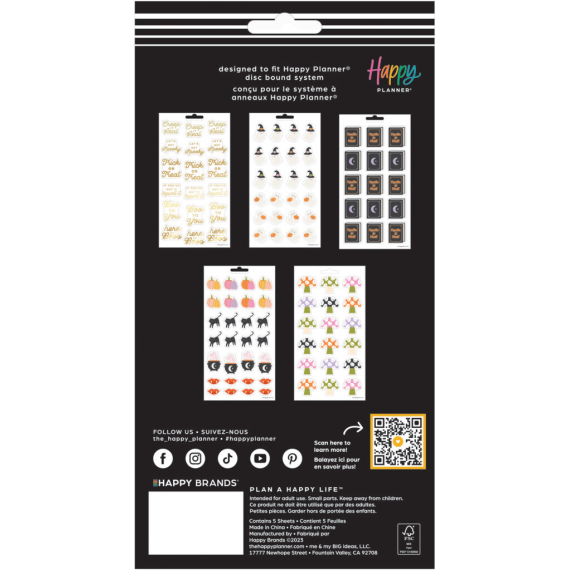 Halloween - 5 Sticker Sheets