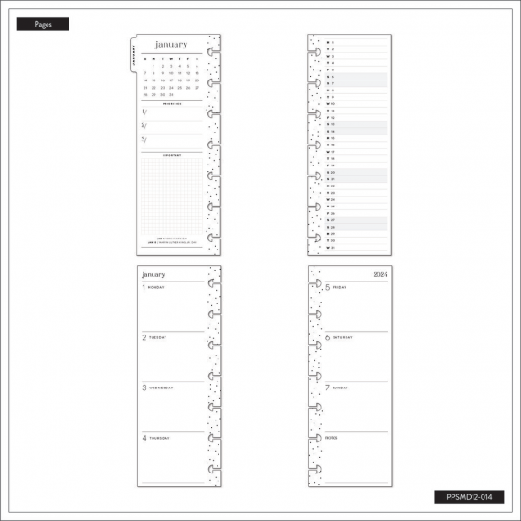 Pastimes - Horizontal Skinny Mini Happy Planner