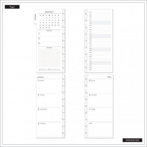 Superbloom - Horizontal Skinny Classic Happy Planner