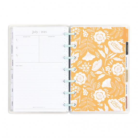 Tiny Florals - Mini Dashboard Happy Planner