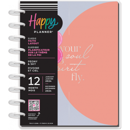 Peony & Sky - Classic Faith Happy Planner - 12 months