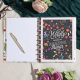 Moody Blooms - Classic Dotted Lined + Dot Grid Notebook