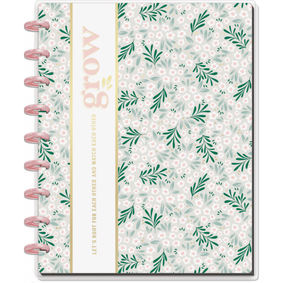 Moody Blooms - Classic Dotted Lined + Dot Grid Notebook