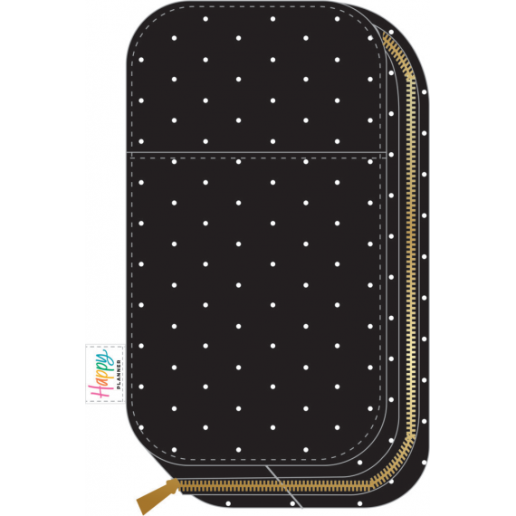 Polka Dot - Banded Accessory Zip Pouch