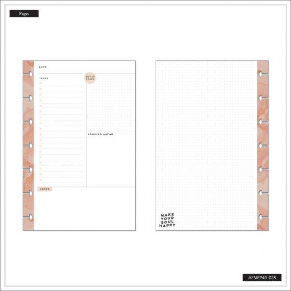 Taming the Wild - Dashboard Mini Filler Paper - 40 Sheets