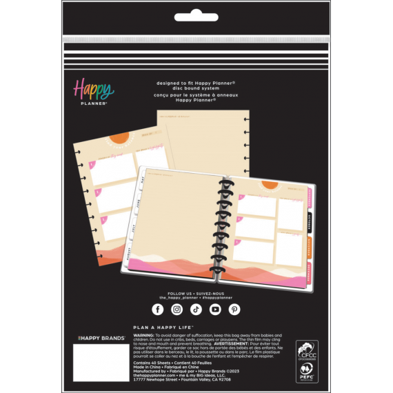 Organic Wellness - Dashboard Classic Filler Paper - 40 Sheets