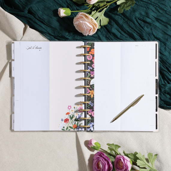 Moody Blooms - Dashboard Big Folded Filler Paper - 40 Sheets