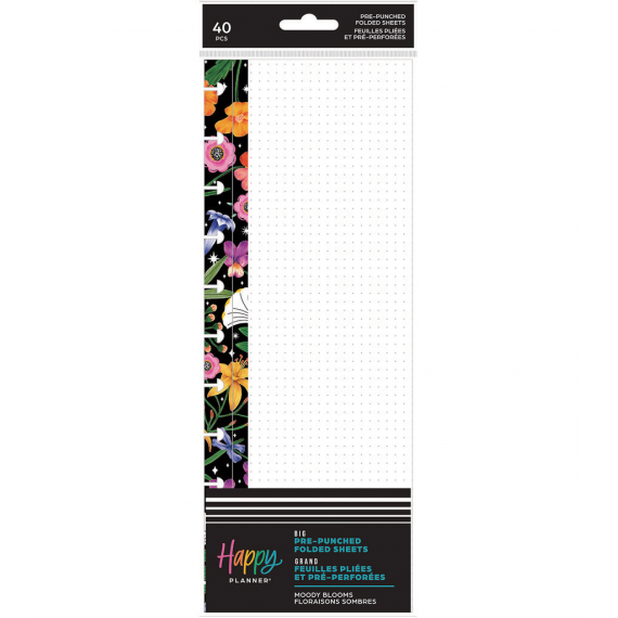 Moody Blooms - Dashboard Big Folded Filler Paper - 40 Sheets