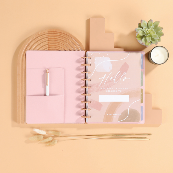 Blush - DELUXE Snap In Classic Planner Cover