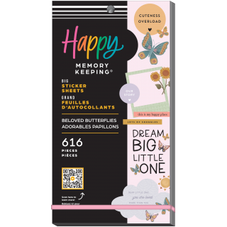 Beloved Butterflies - Big Value Pack Stickers