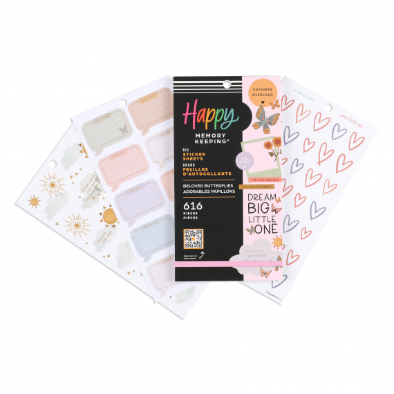 Beloved Butterflies - Big Value Pack Stickers