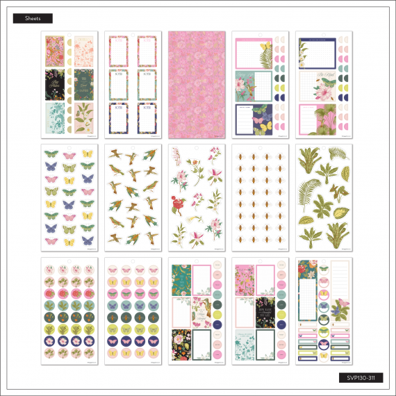 Feathers & Flowers - Classic Value Pack Stickers