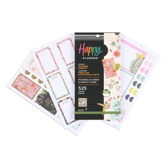 Feathers & Flowers - Classic Value Pack Stickers