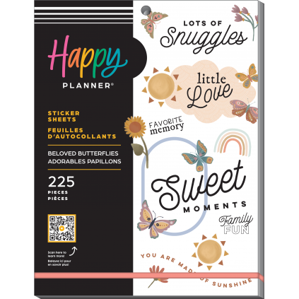 Beloved Butterflies - Large Value Pack Stickers