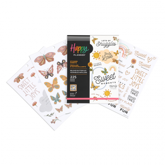 Beloved Butterflies - Large Value Pack Stickers