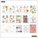 Feathers & Flowers - Large Value Pack Stickers