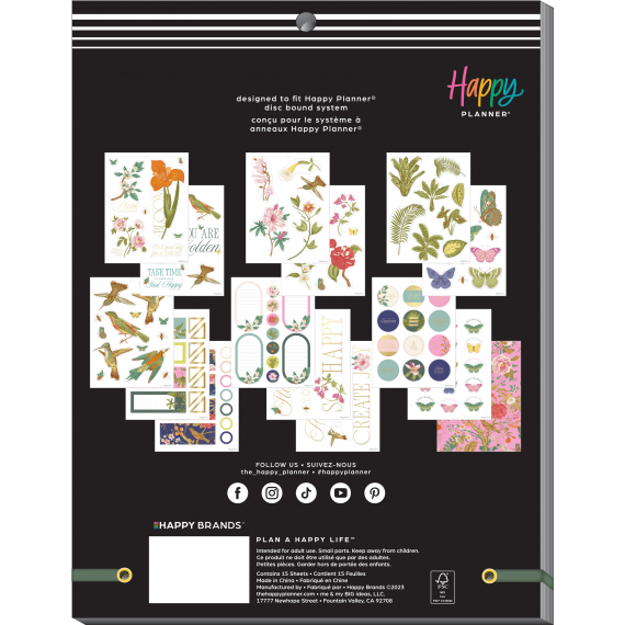 Feathers & Flowers - Large Value Pack Stickers