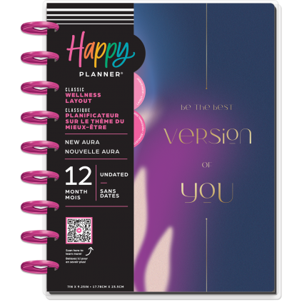 New Aura - Classic Wellness Udatert Planner - 12 mnd