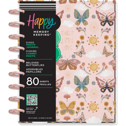 Beloved Butterflies Baby - Classic Happy Memory Keeping Photo Journal