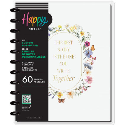 Blooming Romance Wedding - Big Notebook