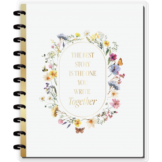 Blooming Romance Wedding - Big Notebook