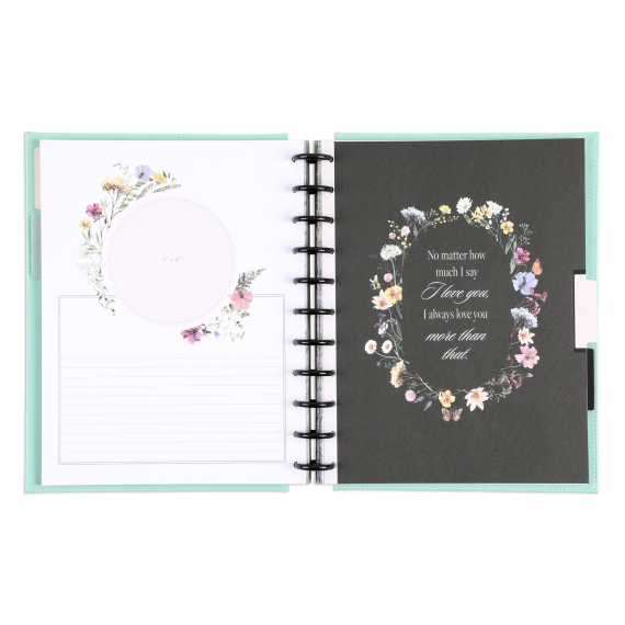 Blooming Elegance - Deluxe Big Happy Memory Keeping Photo Journal