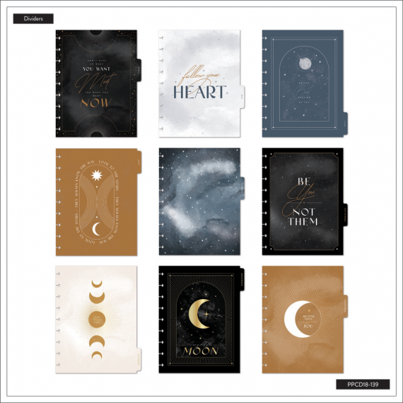 Sophisticated Stargazer - Classic Vertical 18 Month Planner