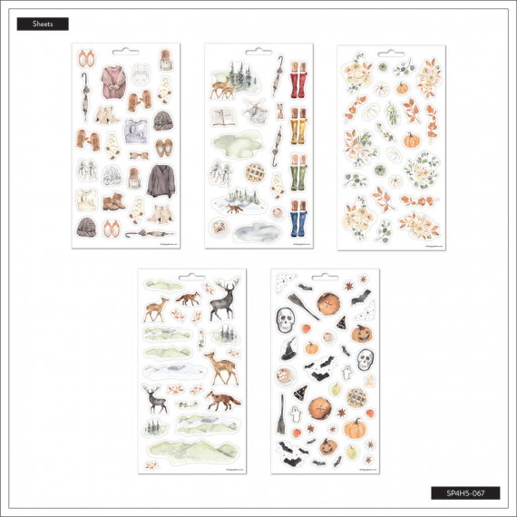 Fall Harvest - 5 Sheet Sticker Sheet