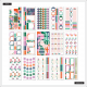 Abstract Florals - Classic Value Pack Stickers