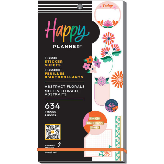 Abstract Florals - Classic Value Pack Stickers