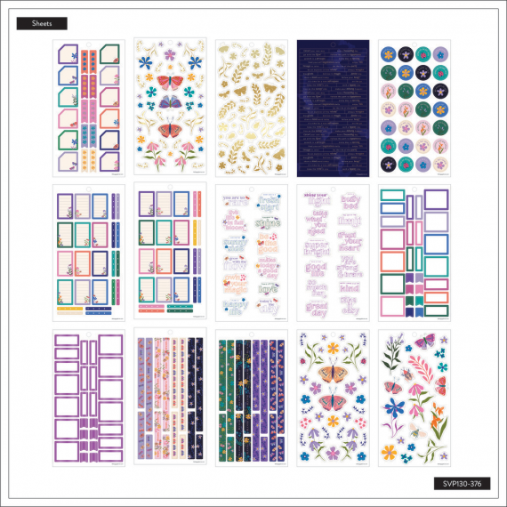 Midnight Botanical - Mini Value Pack Stickers