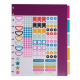 Happy Brights - Big Plastic Dividers - 5 pack