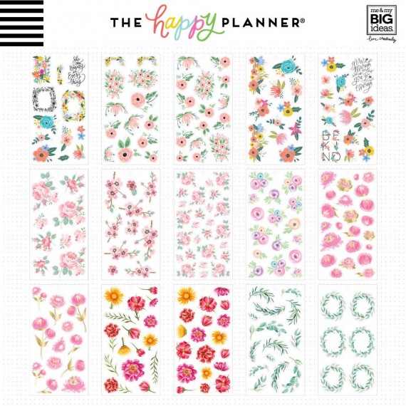 Fun Florals - Value Pack Stickers