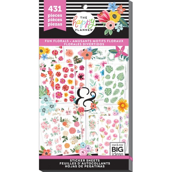 Fun Florals - Value Pack Stickers