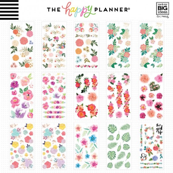 Fun Florals - Value Pack Stickers