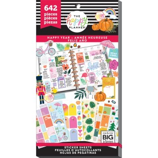 Happy Year - Value Pack Stickers