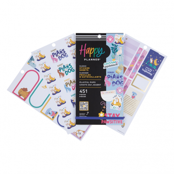 Playful Pups - Classic Value Pack Stickers