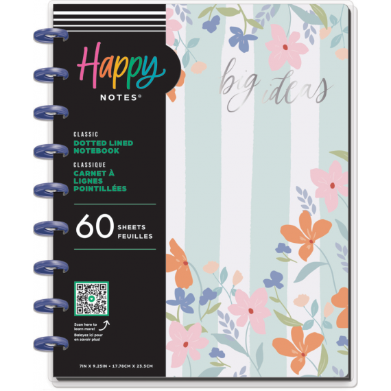 Happy in Paris - Classic Dotted Lined Notebook