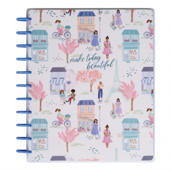 Happy In Paris - Big Vertical Happy Planner - 12 mnd